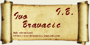 Ivo Bravačić vizit kartica